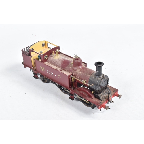 290 - TWO KIT BUILT O GAUGE TANK LOCOMOTIVES, unmarked 0-4-4T in M.R. maroon livery No.1123 and Vulcan 0-6... 