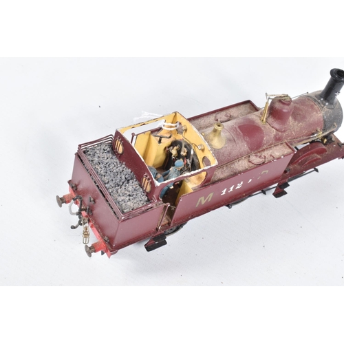 290 - TWO KIT BUILT O GAUGE TANK LOCOMOTIVES, unmarked 0-4-4T in M.R. maroon livery No.1123 and Vulcan 0-6... 