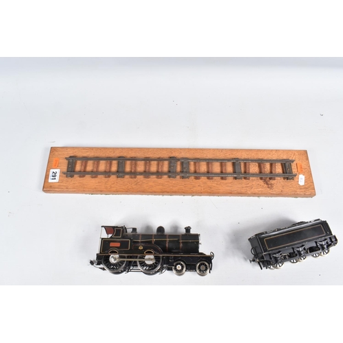 291 - A KIT BUILT O GAUGE L.N.W.R. 'GEORGE THE FIFTH' CLASS 4-4-0 LOCOMOTIVE, No.5000, L.N.W.R. lined blac... 