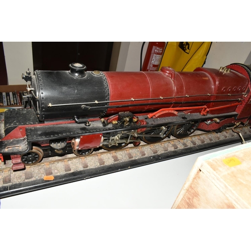 310 - A 3.5 INCH GAUGE LIVE STEAM MODEL OF THE PRINCESS CLASS LOCOMOTIVE AND TENDER, 'The Princess Royal' ... 