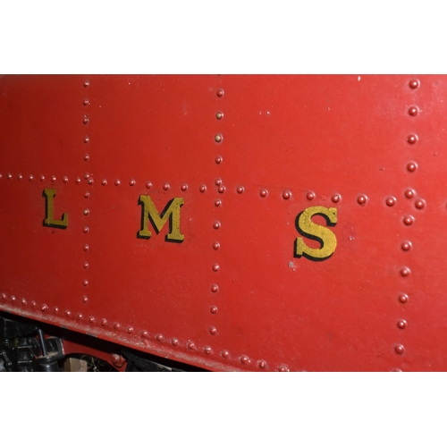 310 - A 3.5 INCH GAUGE LIVE STEAM MODEL OF THE PRINCESS CLASS LOCOMOTIVE AND TENDER, 'The Princess Royal' ... 