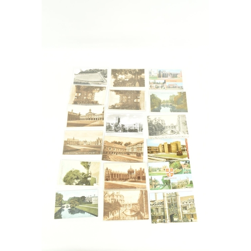 347 - A LARGE COLLECTION OF POSTCARDS, APPROXIMATELY 650-700 of Cambridge, these are spanning early 20th c... 