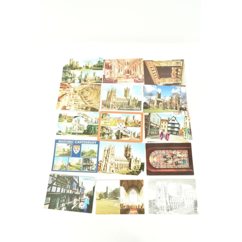 349 - A LARGE COLLECTION OF POSTCARDS, APPROXIMATELY 850 of Canterbury, these are spanning early 20th cent... 