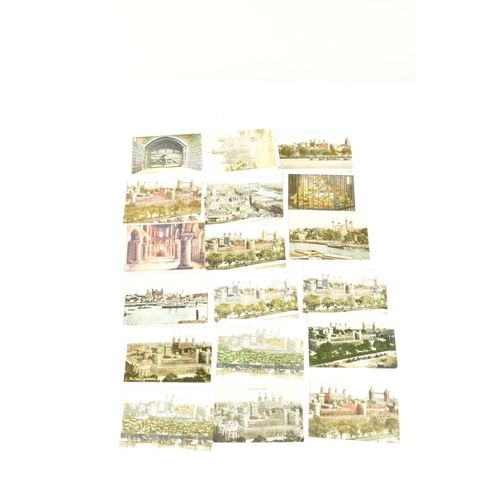 355 - A LARGE COLLECTION OF POSTCARDS, APPROXIMATELY 700, of the Tower of London and the Tower Bridge, the... 