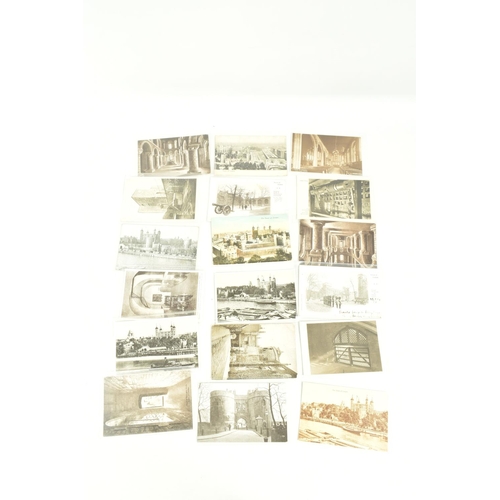 355 - A LARGE COLLECTION OF POSTCARDS, APPROXIMATELY 700, of the Tower of London and the Tower Bridge, the... 