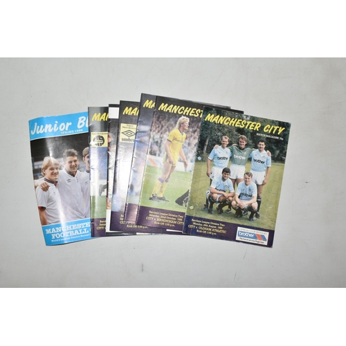 321 - A COLLECTION OF MANCHESTER CITY FOOTBALL CLUB PROGRAMMES, APPROXIMATELY 150, OVER VARIOUS DECADES FR... 