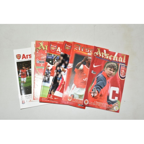 323 - A COLLECTION OF ARSENAL FOOTBALL CLUB PROGRAMMES, APPROXIMATELY 120, OVER VARIOUS DECADES FROM THE L... 