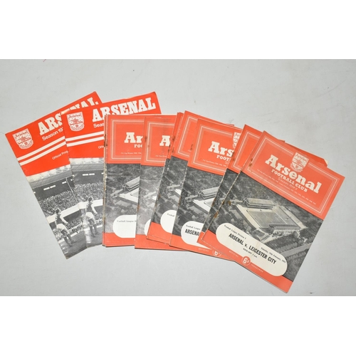 323 - A COLLECTION OF ARSENAL FOOTBALL CLUB PROGRAMMES, APPROXIMATELY 120, OVER VARIOUS DECADES FROM THE L... 