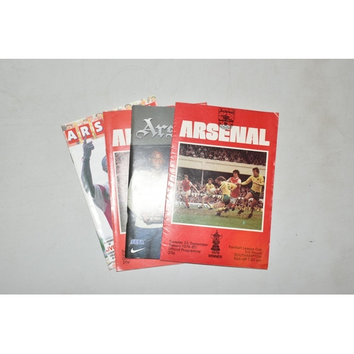 323 - A COLLECTION OF ARSENAL FOOTBALL CLUB PROGRAMMES, APPROXIMATELY 120, OVER VARIOUS DECADES FROM THE L... 