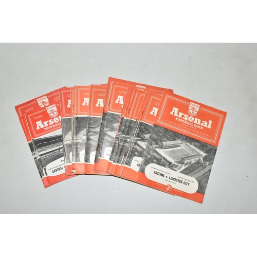 323 - A COLLECTION OF ARSENAL FOOTBALL CLUB PROGRAMMES, APPROXIMATELY 120, OVER VARIOUS DECADES FROM THE L... 