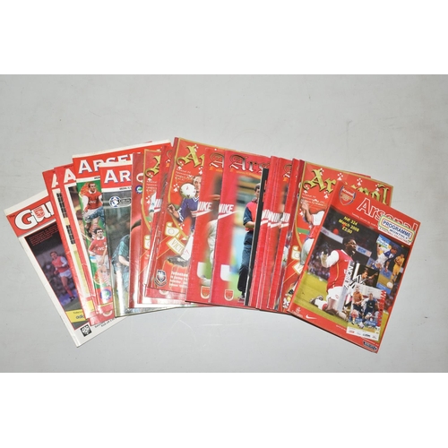 323 - A COLLECTION OF ARSENAL FOOTBALL CLUB PROGRAMMES, APPROXIMATELY 120, OVER VARIOUS DECADES FROM THE L... 