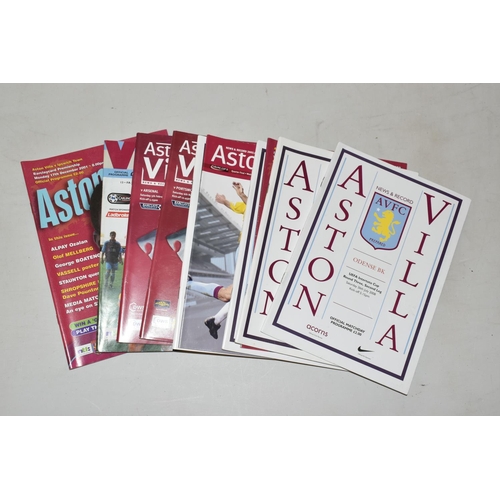 324 - A COLLECTION OF ASTON VILLA FOOTBALL CLUB PROGRAMMES, APPROXIMATELY 400 DATING FROM THE LATE 1960'S ... 