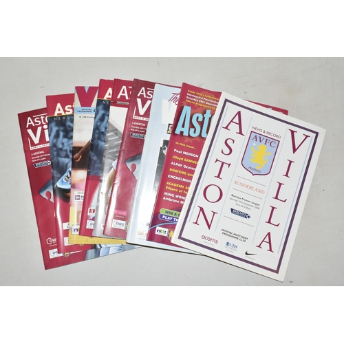 324 - A COLLECTION OF ASTON VILLA FOOTBALL CLUB PROGRAMMES, APPROXIMATELY 400 DATING FROM THE LATE 1960'S ... 