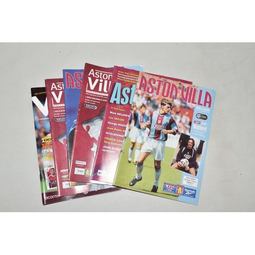 324 - A COLLECTION OF ASTON VILLA FOOTBALL CLUB PROGRAMMES, APPROXIMATELY 400 DATING FROM THE LATE 1960'S ... 