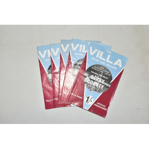 324 - A COLLECTION OF ASTON VILLA FOOTBALL CLUB PROGRAMMES, APPROXIMATELY 400 DATING FROM THE LATE 1960'S ... 