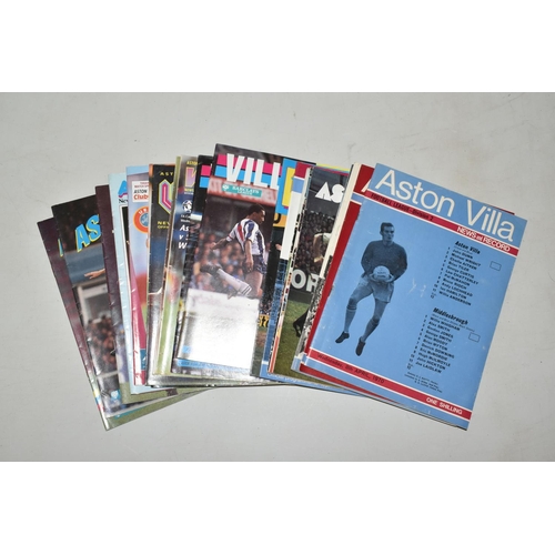 324 - A COLLECTION OF ASTON VILLA FOOTBALL CLUB PROGRAMMES, APPROXIMATELY 400 DATING FROM THE LATE 1960'S ... 