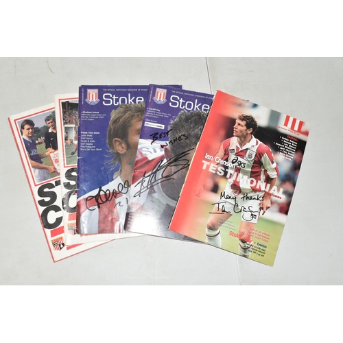 326 - A COLLECTION OF STOKE CITY FOOTBALL CLUB PROGRAMMES APPROXIMATELY 80 DATING FROM 1960's to 1990's, a... 