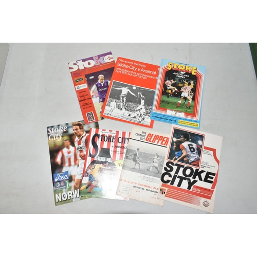 326 - A COLLECTION OF STOKE CITY FOOTBALL CLUB PROGRAMMES APPROXIMATELY 80 DATING FROM 1960's to 1990's, a... 