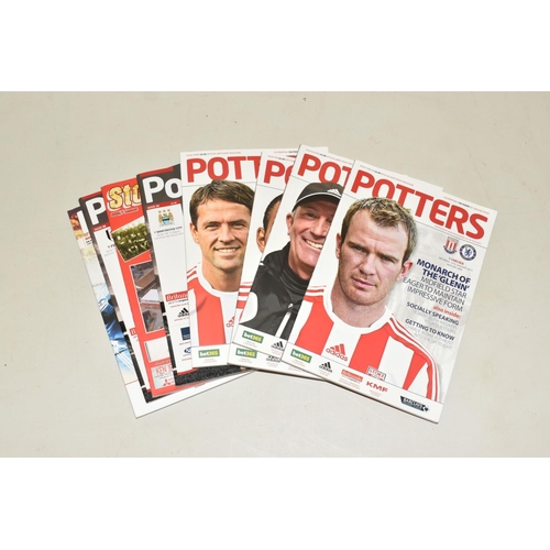 327 - A COLLECTION OF STOKE CITY FOOTBALL CLUB PROGRAMMES, APPROXIMATELY 200 TWENTY FIRST CENTURY,  includ... 