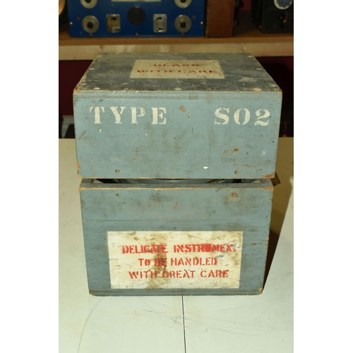 366 - TWO AIR MINISTRY COMPASSES IN THEIR FITTED CARRY BOXES, the first a Type P4A aircraft compass, numbe... 