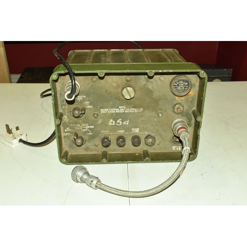 369 - TWO MID CENTURY RECEPTION SETS PORTABLE MILITARY RECEIVERS, the first R209 Mk. 2, ZA 41981 NEW 11/58... 