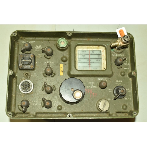 369 - TWO MID CENTURY RECEPTION SETS PORTABLE MILITARY RECEIVERS, the first R209 Mk. 2, ZA 41981 NEW 11/58... 