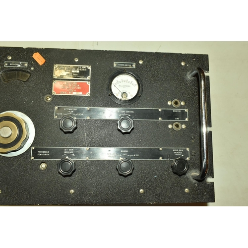 374 - A BENDIX RADIO TYPE TA-12 AIRCRAFT TRANSMITTER, serial C5294, stated weight 34lbs 4oz, input voltage... 