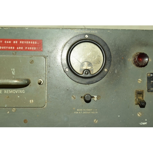 377 - A MILITARY R1392J RECEIVER RADIO, numbered 5820-99-953-7424, serial number EKCS 4294, dials move as ... 