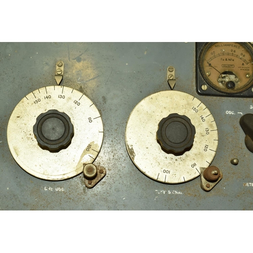 377 - A MILITARY R1392J RECEIVER RADIO, numbered 5820-99-953-7424, serial number EKCS 4294, dials move as ... 