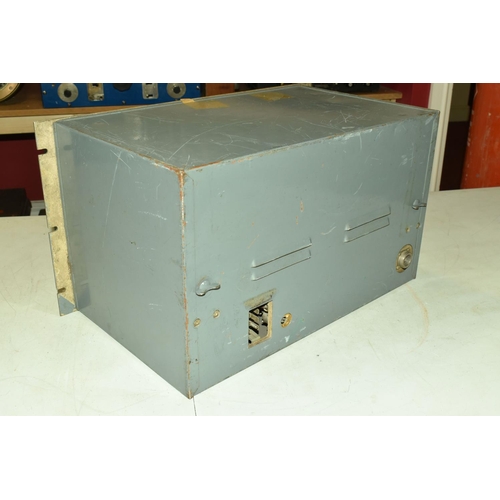 377 - A MILITARY R1392J RECEIVER RADIO, numbered 5820-99-953-7424, serial number EKCS 4294, dials move as ... 