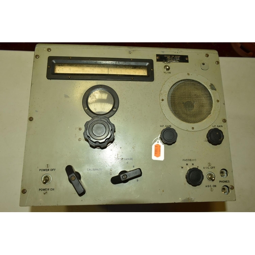 379 - A MARCONI CR 300 RECEIVER, numbered to the top 2429, receiver type CR 300/1 ADM PATT M 500 A, panel ... 