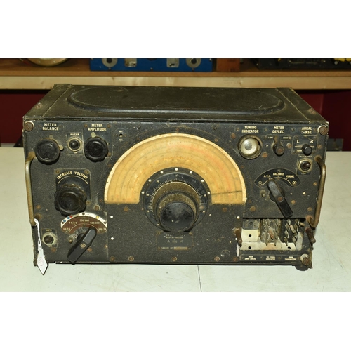 383 - TWO AF AIR MINISTRY RECEIVERS, the first a type R1155A, ref. 10D/820 serial number 3059, dial window... 