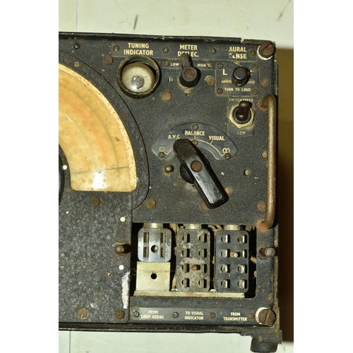 383 - TWO AF AIR MINISTRY RECEIVERS, the first a type R1155A, ref. 10D/820 serial number 3059, dial window... 