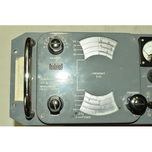 384 - A GENERATOR SIGNAL CT.345, JS no. 6625 99 943 6284, serial no. 475, HET 69/52, dials move but unsure... 