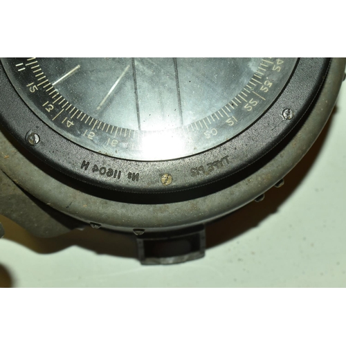 387 - THREE MILITARY COMPASSES, to include an Air Ministry type P10 compass reference 6A/1671, no. 1516 B,... 