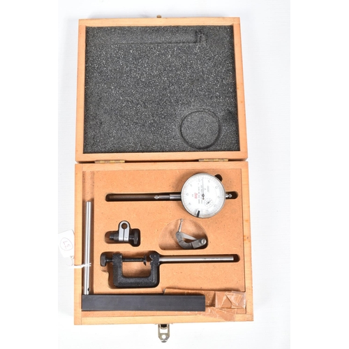 395 - THREE CASED MILITARY PRECISION TOOLS, to include a wooden boxed A.F.V. no. 6 Mk1 FV 568514, serial n... 