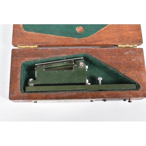 395 - THREE CASED MILITARY PRECISION TOOLS, to include a wooden boxed A.F.V. no. 6 Mk1 FV 568514, serial n... 