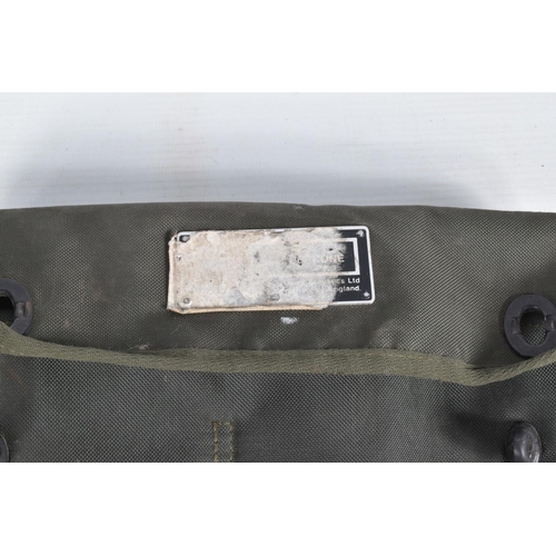 397 - THREE ROYAL MILITARY FIELD TELEPHONES IN CANVAS BAGS, these are British made, they are all PTC404 ac... 