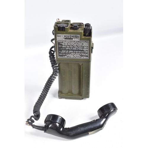 397 - THREE ROYAL MILITARY FIELD TELEPHONES IN CANVAS BAGS, these are British made, they are all PTC404 ac... 