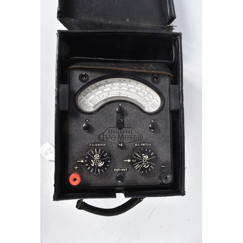 413 - THREE CASED NATO AVOMETER USED TO MEASURE AC AND DC VOLTAGE, the first is a multirange test set no.1... 