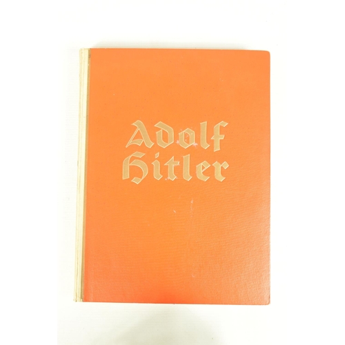 430 - A BOUND HARDBACK BOOK TITLED PICTURES OF THE LIFE OF THE FUHRER, in German the title is Adolf Hitler... 