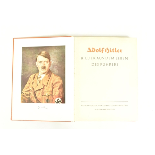 430 - A BOUND HARDBACK BOOK TITLED PICTURES OF THE LIFE OF THE FUHRER, in German the title is Adolf Hitler... 