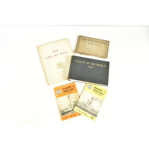 435 - A COLLECTION OF VARIOUS BOOKS AND PHOTOS CONNECTED TO WWI AND WWII, the books include LMS at war, Wa... 