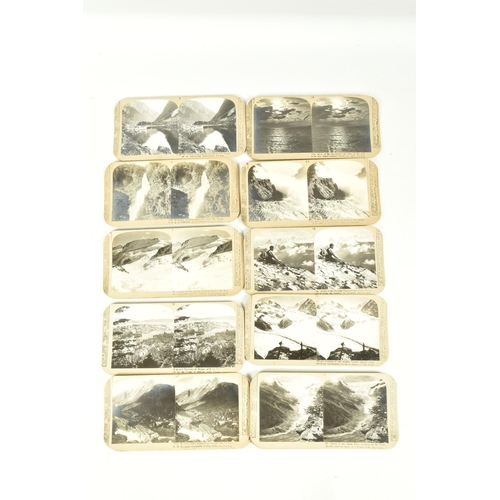 316 - STEREOSCOPIC CARDS, a collection of approximately one hundred and seventy-nine stereoscopic cards by... 