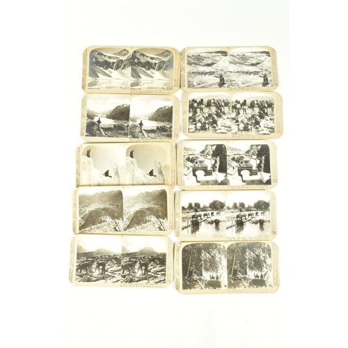 316 - STEREOSCOPIC CARDS, a collection of approximately one hundred and seventy-nine stereoscopic cards by... 