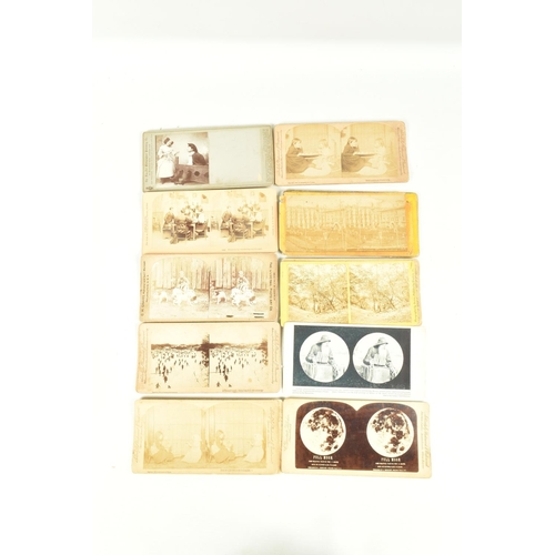 317 - STEREOSCOPIC CARDS, a collection of approximately two hundred stereoscopic cards by Underwood & Unde... 