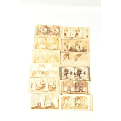 318 - STEREOSCOPIC CARDS, a collection of approximately one hundred and fifty stereoscopic cards by The Gr... 