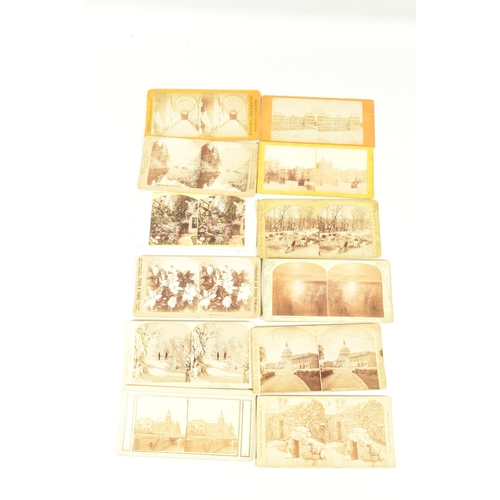 318 - STEREOSCOPIC CARDS, a collection of approximately one hundred and fifty stereoscopic cards by The Gr... 