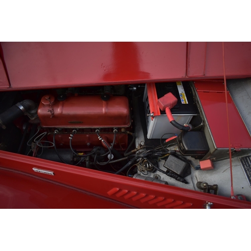 1001 - A 1954 MG TF VINTAGE SPORTS ROADSTER, THAT'S FULLY RESTORED in red, first registered January 2013 wi... 