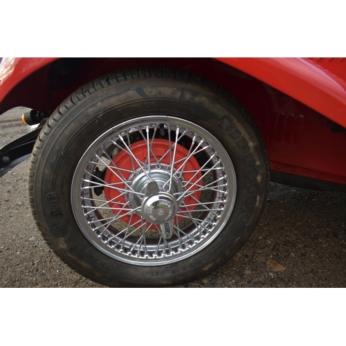 1001 - A 1954 MG TF VINTAGE SPORTS ROADSTER, THAT'S FULLY RESTORED in red, first registered January 2013 wi... 